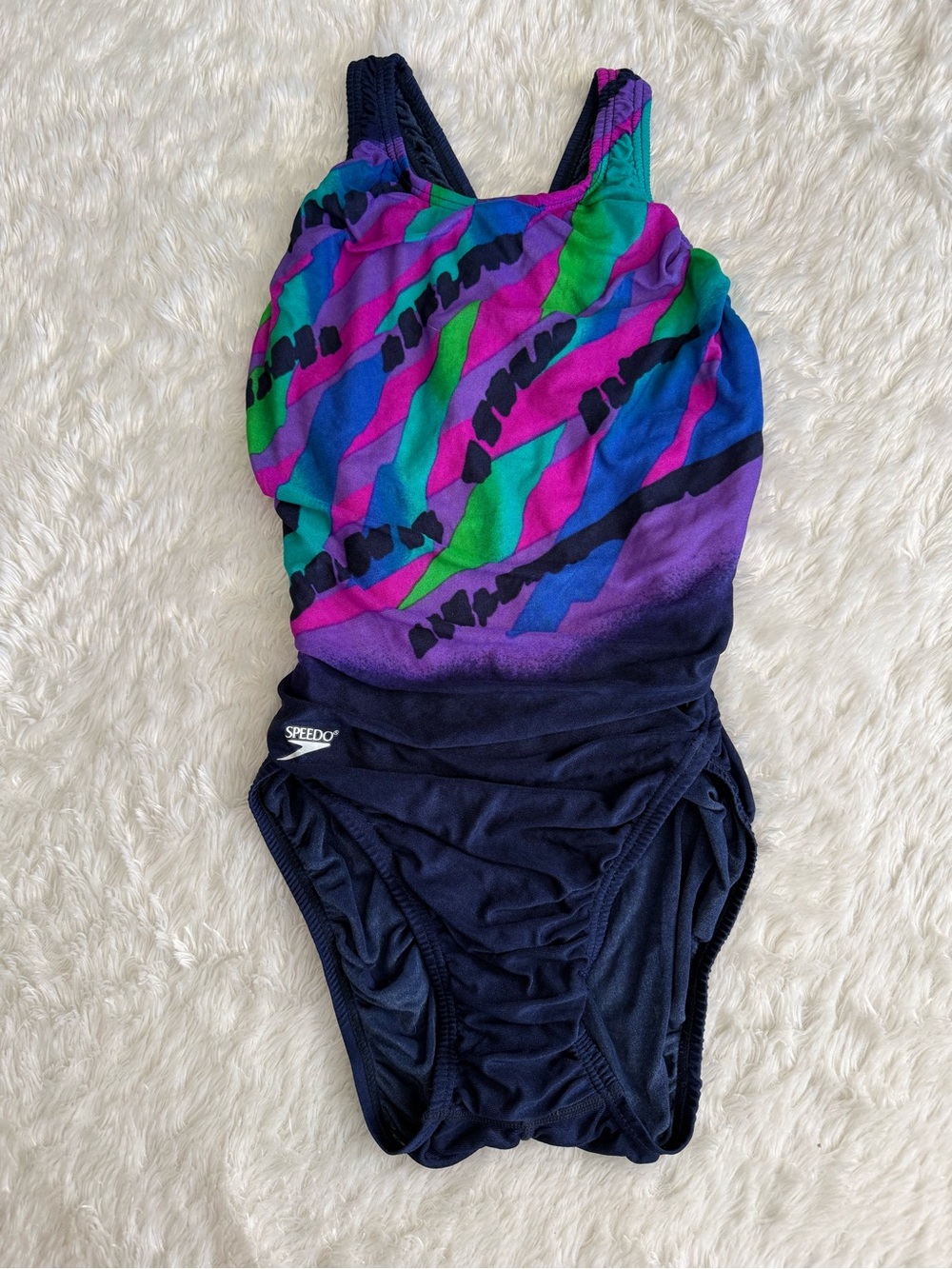 Vintage 80s Speedo One-Piece Swimsuit